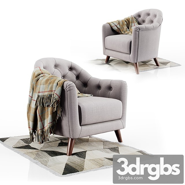 Lotos chair 3dsmax Download - thumbnail 1