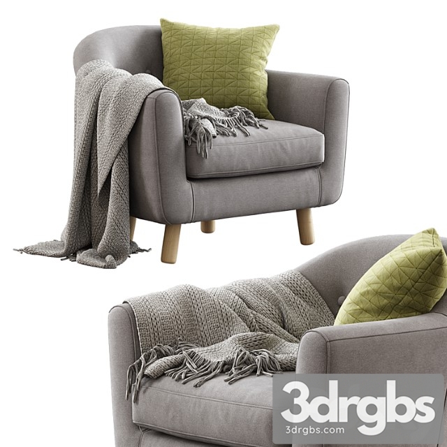 lottie armchair 3dsmax Download - thumbnail 1