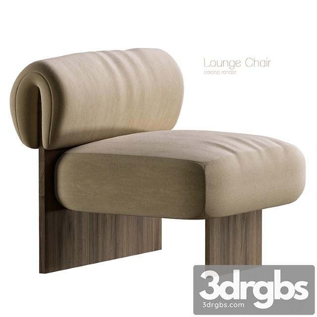 Lounge chair 3dsmax Download - thumbnail 1