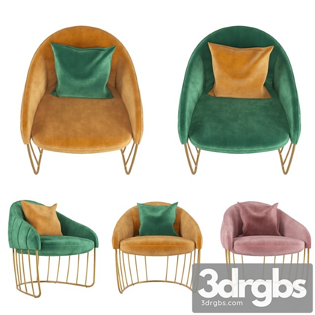 Lounge Chair 97 3dsmax Download - thumbnail 1