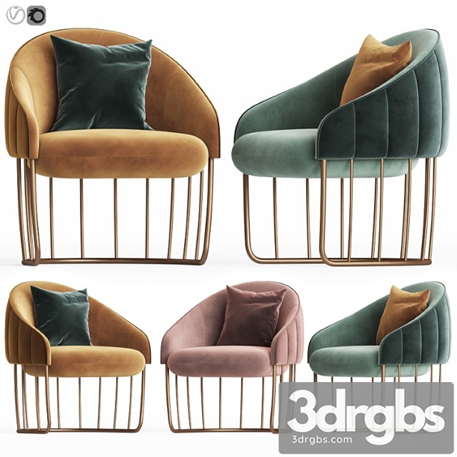 Lounge Chair 98 3dsmax Download - thumbnail 1