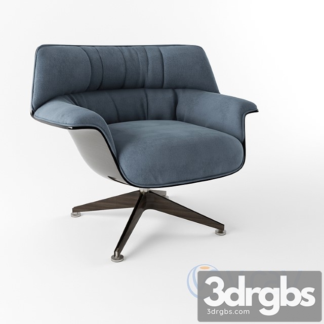 Lounge chair by jm massaud 3dsmax Download - thumbnail 1