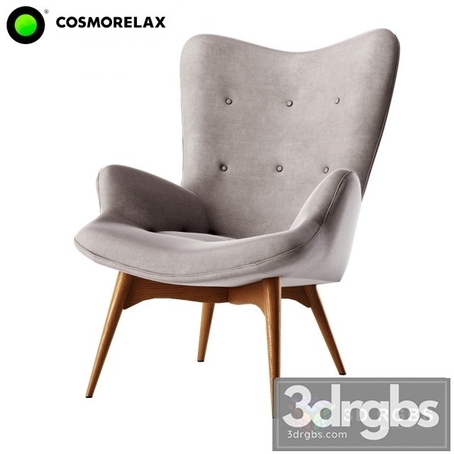 Lounge Chair Contour 3dsmax Download - thumbnail 1