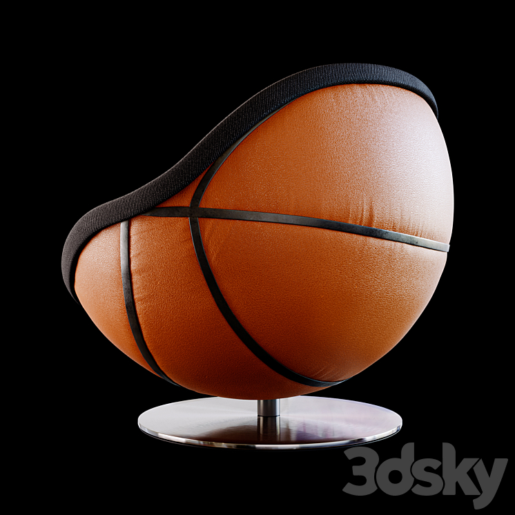 Lounge Chair Nba (lillus \/ Lento) 3DS Max - thumbnail 2