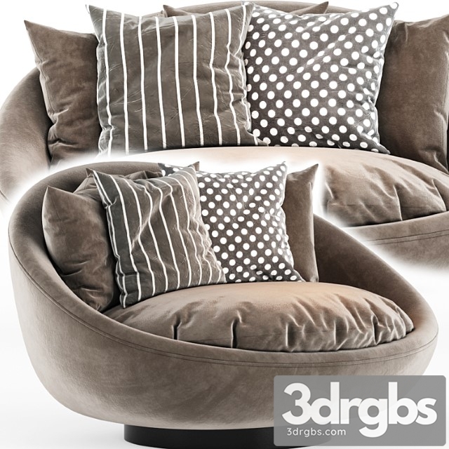 Lounge chairs lacoon 3dsmax Download - thumbnail 1