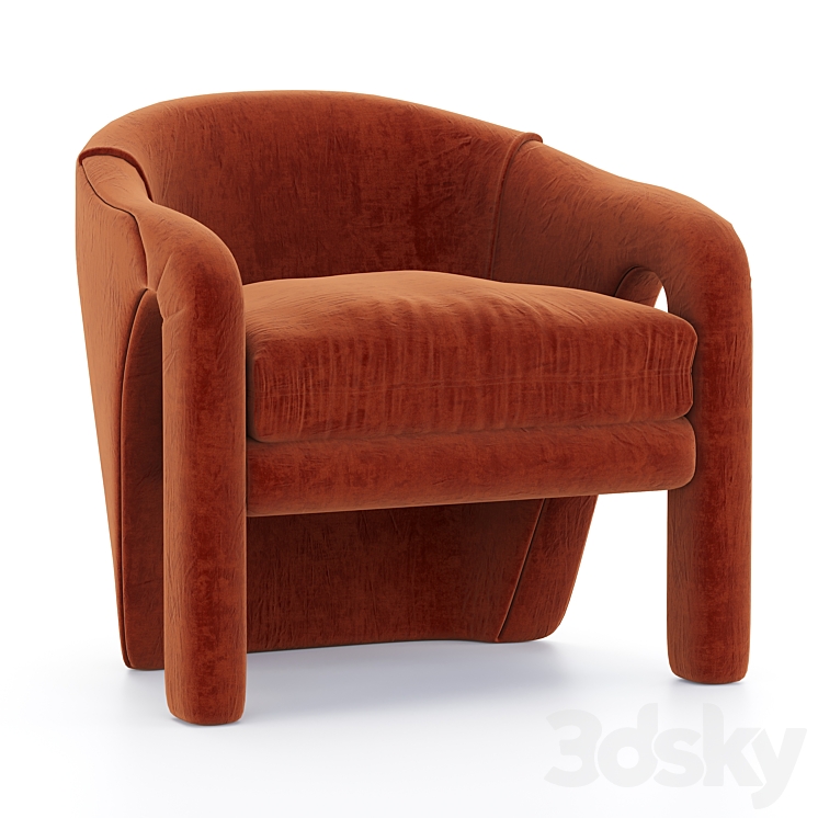 Lounge Chairs Restore 3DS Max Model - thumbnail 2