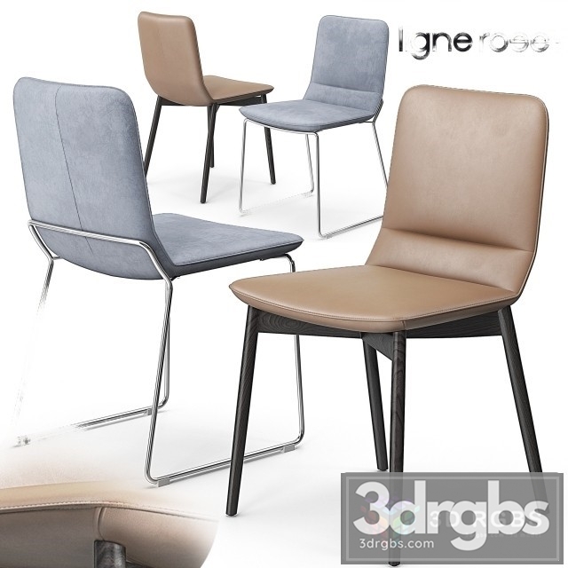 LR Bend Chair 3dsmax Download - thumbnail 1