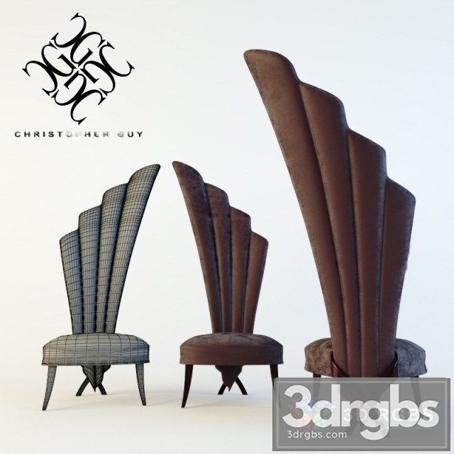 Lucia Droite Chair 3dsmax Download - thumbnail 1