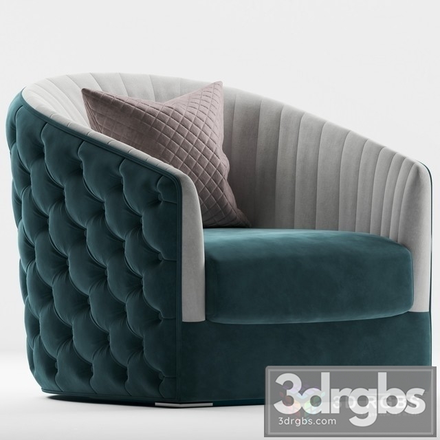 Lucilla B Armchair 3dsmax Download - thumbnail 1