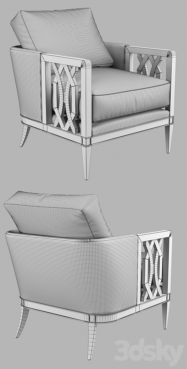 Lucio Club Chair 3DSMax File - thumbnail 3