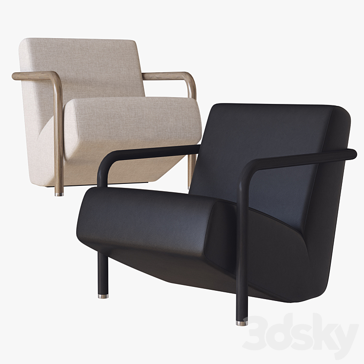 Lullaby lounge chair porro 3DS Max - thumbnail 2