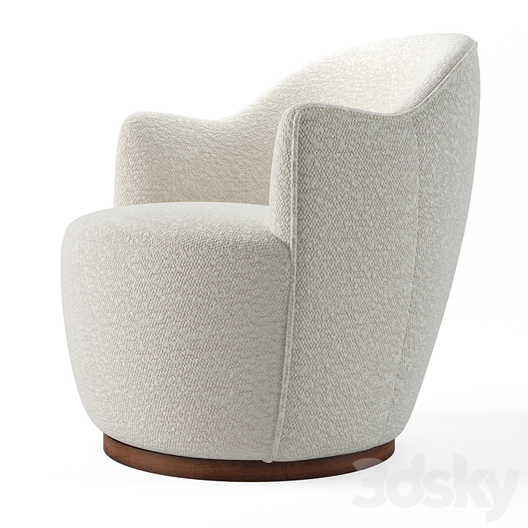 LULU and GEORGIA. MARGIE SWIVEL CHAIR. 3DS Max Model - thumbnail 2