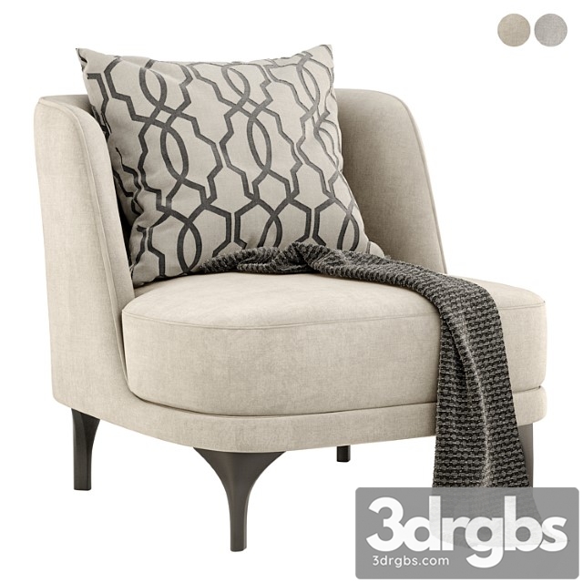 Luna Bodema Armchair 3dsmax Download - thumbnail 1