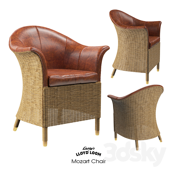 Lusty’s lloyd loom Mozart Chair 3ds Max - thumbnail 1