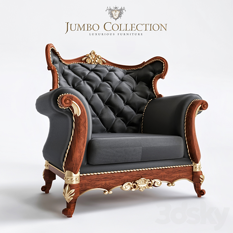 Luxury Classic Sofa jumbo collection_2 3DS Max - thumbnail 1