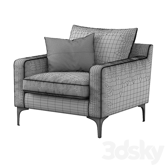 Made _ Mendini (Armchair) 3DS Max Model - thumbnail 3