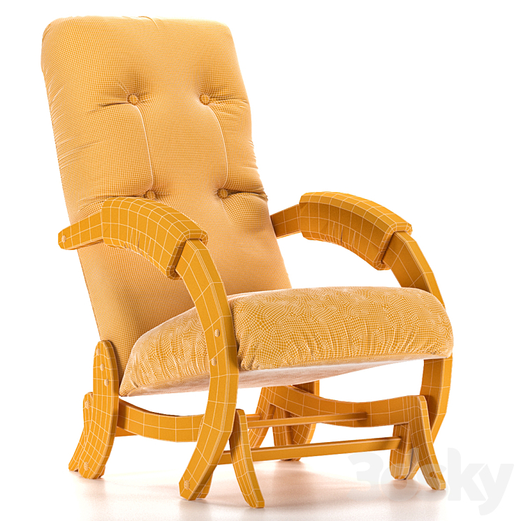 Madrid Chair Glider 3DS Max - thumbnail 2