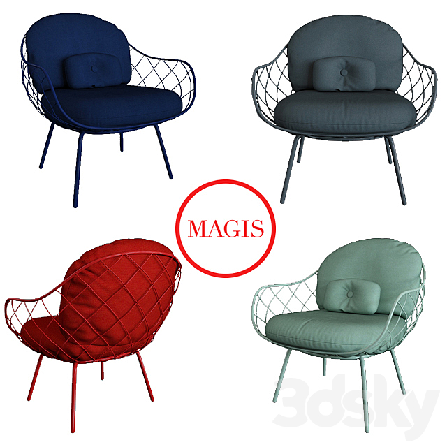 MAGIS Pina Low Chair 3DSMax File - thumbnail 1