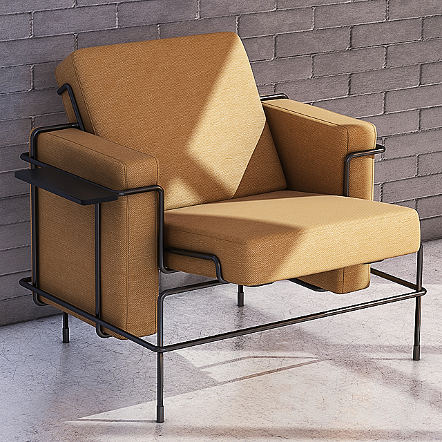 Magis Traffic Armchair 3DS Max Model - thumbnail 3