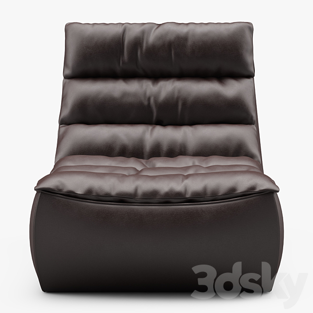 Magna Antique Whiskey armchair 3ds Max - thumbnail 3