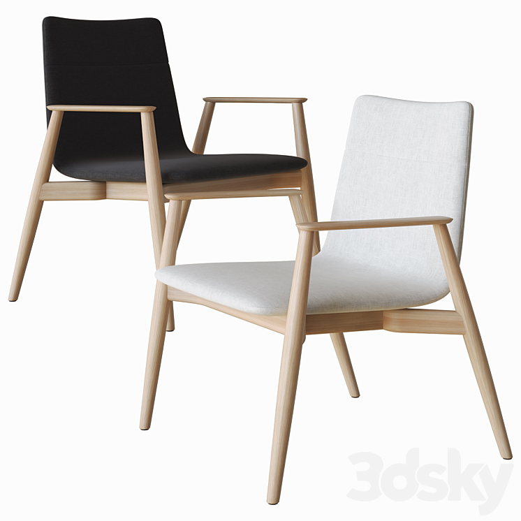 malmo armchair 3DS Max Model - thumbnail 2