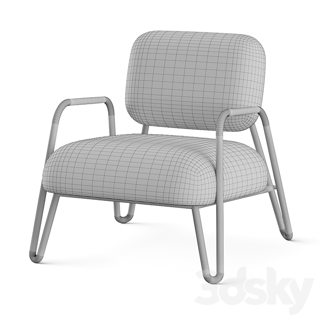 Mambo Unlimited Ideas Miami Armchair 3DSMax File - thumbnail 4