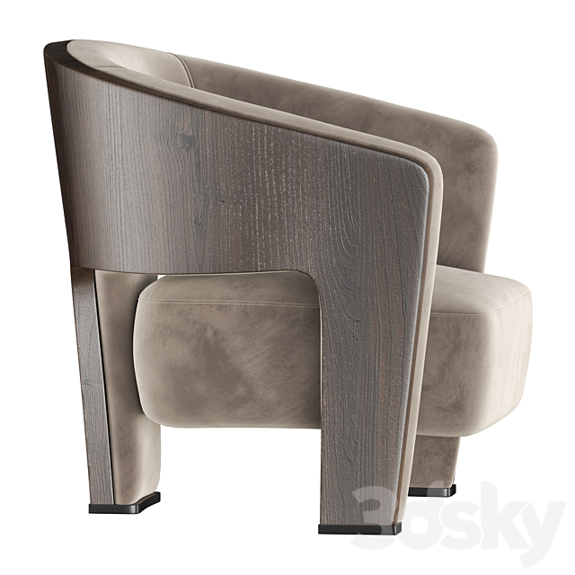 Marelli CHLOE Armchair 3DSMax File - thumbnail 3