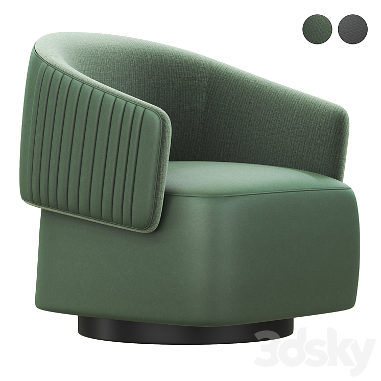 Mariani armchairs 3DS Max - thumbnail 1