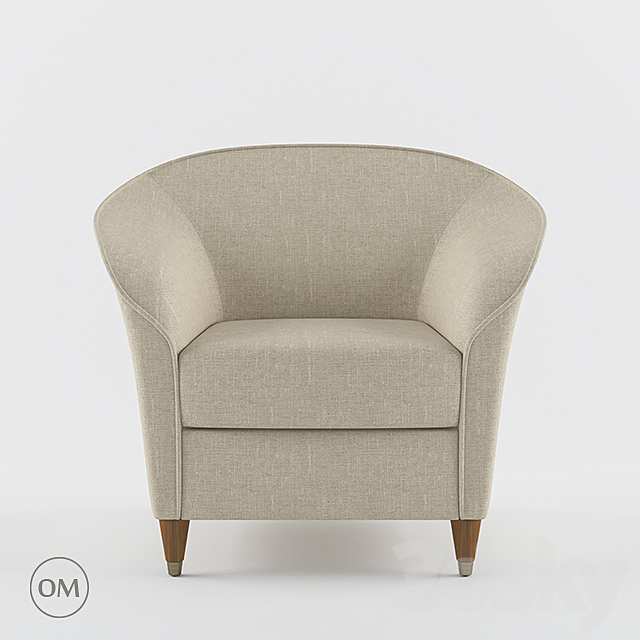 Marko Kraus Britannic Armchair 3DS Max Model - thumbnail 2