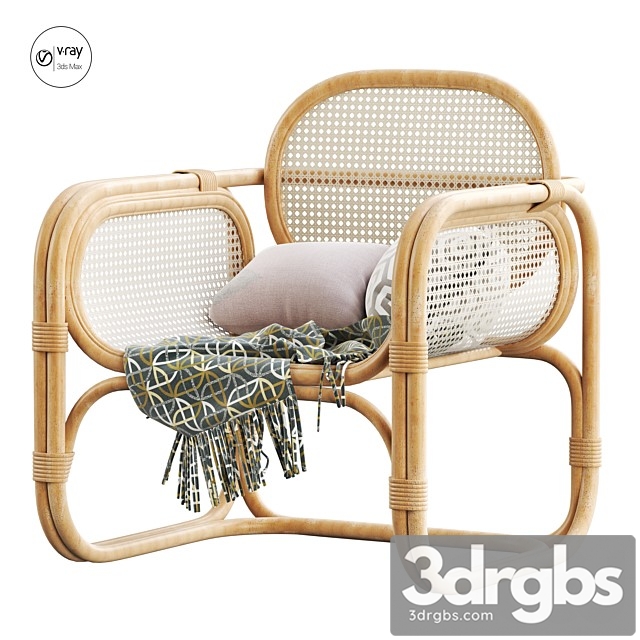 Marte Lounge Chair 2 3dsmax Download - thumbnail 1