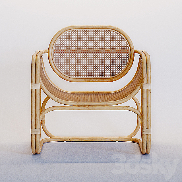 Marte Lounge Chair 3DS Max Model - thumbnail 3