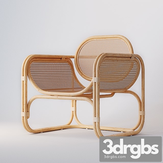 Marte Lounge Chair 3dsmax Download - thumbnail 1