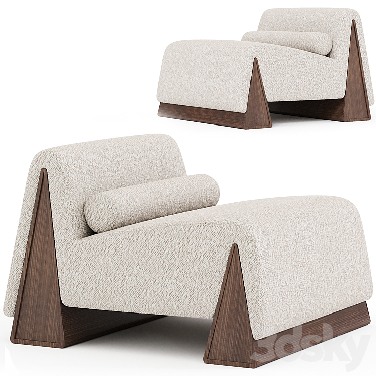 MARULA CHAIR BY AKHA 3DS Max Model - thumbnail 1