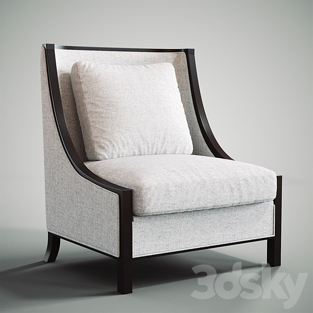 Massimo Occassional Chair 3DSMax File - thumbnail 1