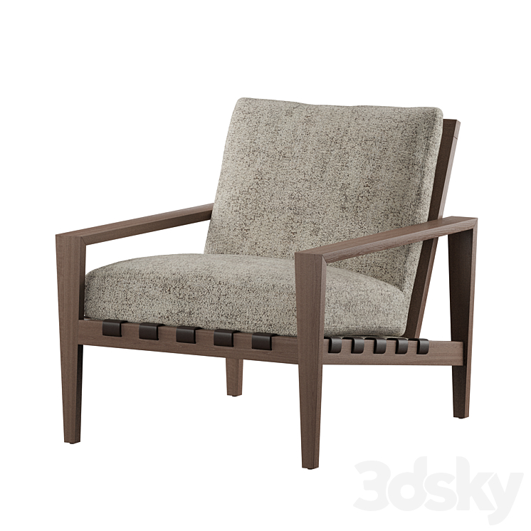 Mathew Accent Chair Slate Lillian August 3DS Max - thumbnail 1