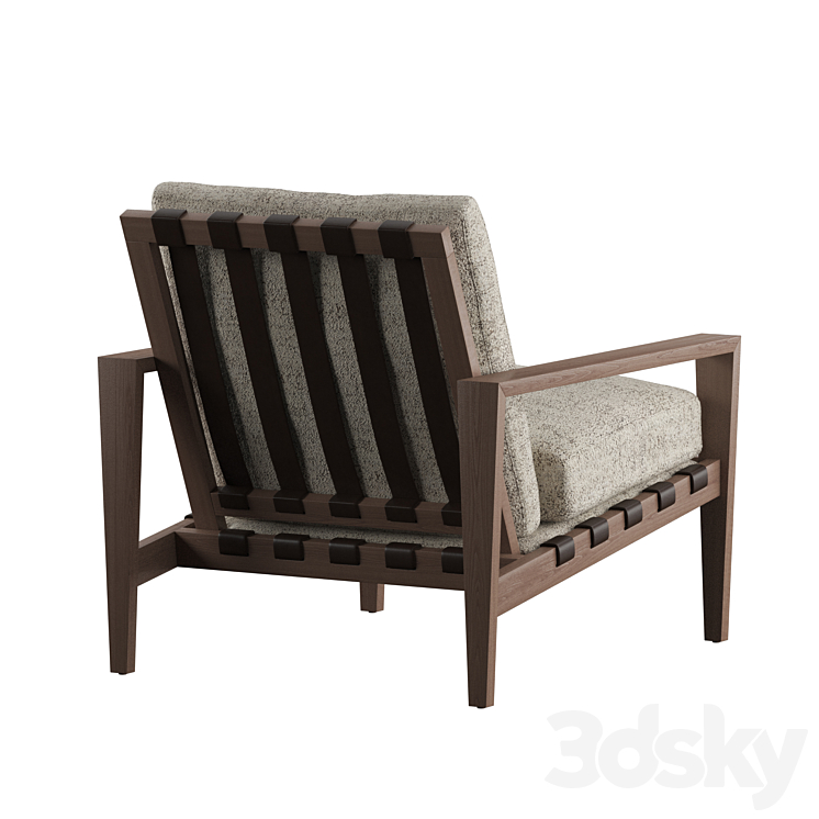 Mathew Accent Chair Slate Lillian August 3DS Max - thumbnail 2