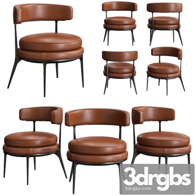 Maxalto Caratos Easy Chair 3dsmax Download - thumbnail 1