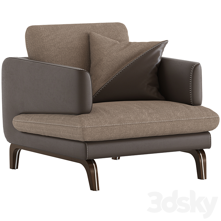 MaxDivani Espirit Armchair 3DS Max - thumbnail 1