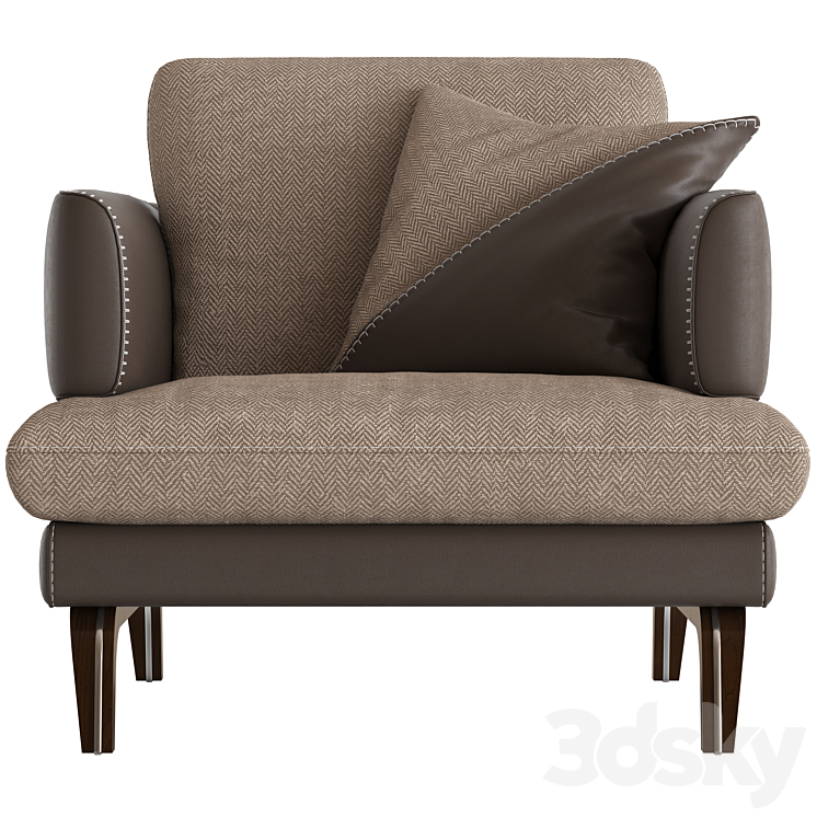 MaxDivani Espirit Armchair 3DS Max - thumbnail 2