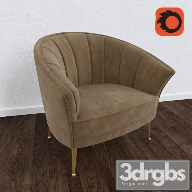 Maya Armchair 02 3dsmax Download - thumbnail 1