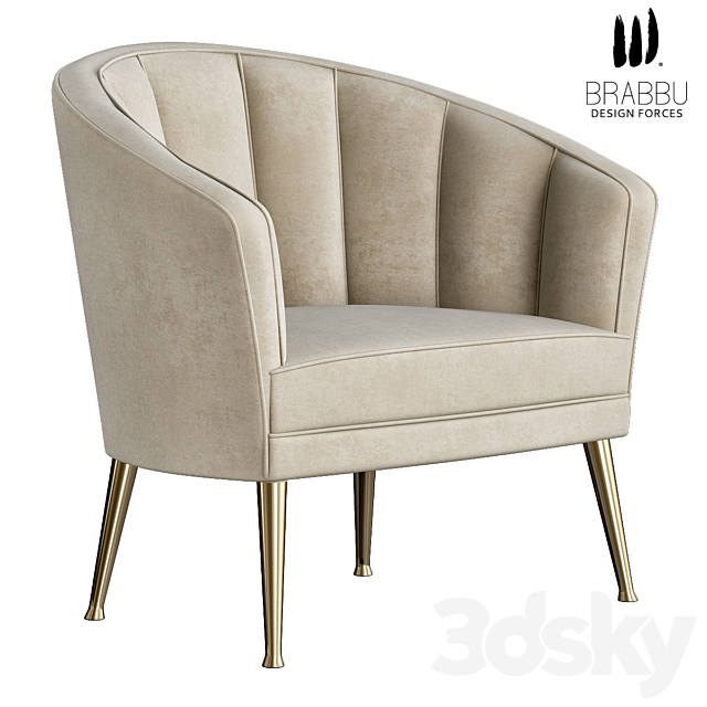 Maya armchair 3DSMax File - thumbnail 1