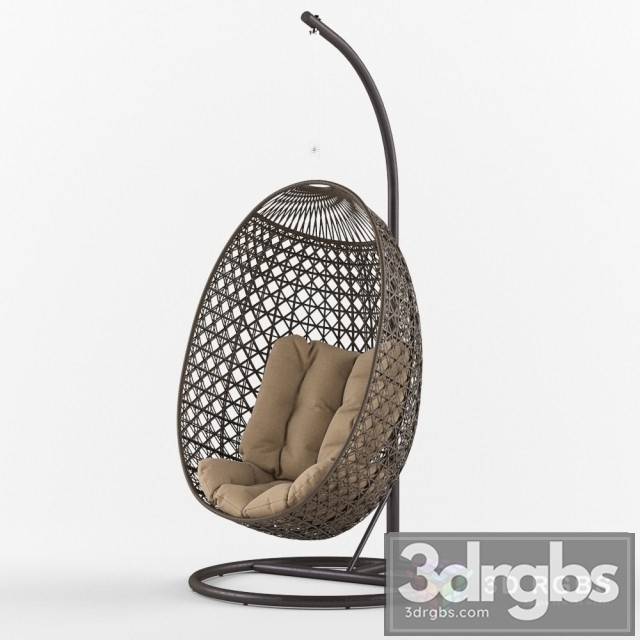 Maze Malibu Hanging Chair 3dsmax Download - thumbnail 1