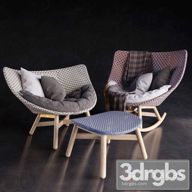 Mbrace Armchair 3dsmax Download - thumbnail 1