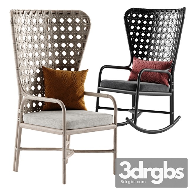 Mcguire exalt armchair 3dsmax Download - thumbnail 1