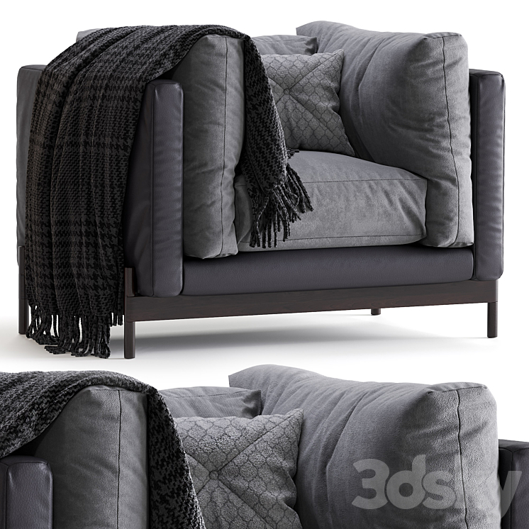 Mea Armchair COM 3DS Max - thumbnail 1