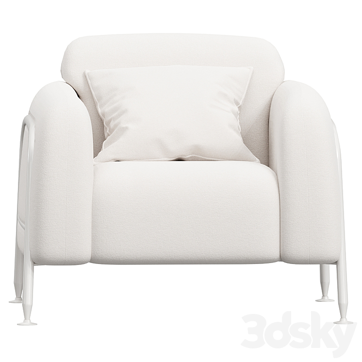 Mega Armchair Massproductions × Chris Martin 3DS Max Model - thumbnail 1