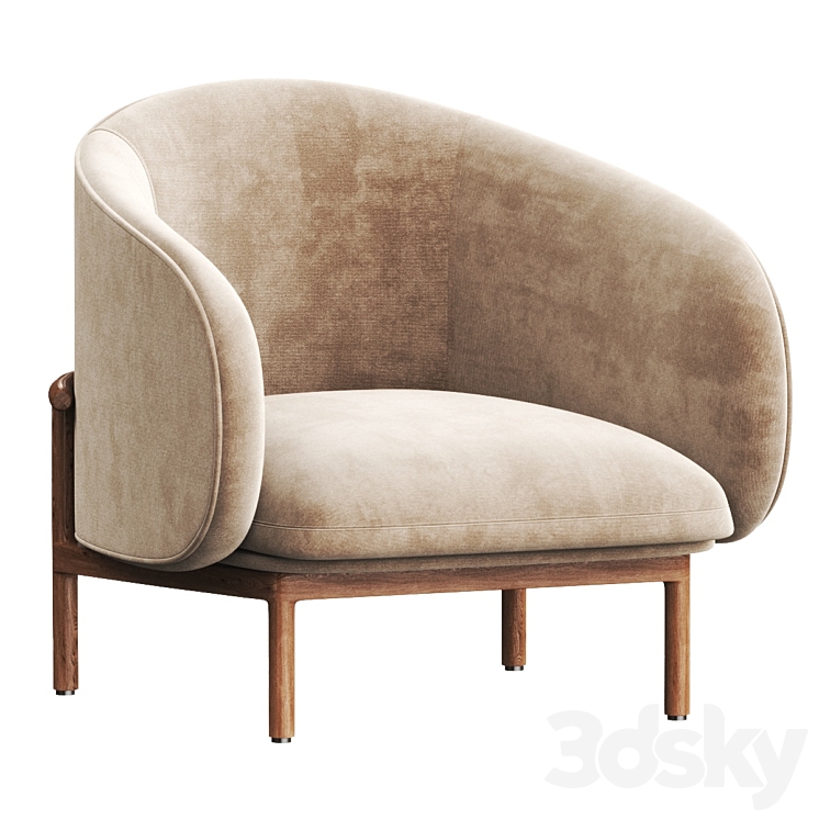 MELA Armchair Artisan 3DS Max Model - thumbnail 1