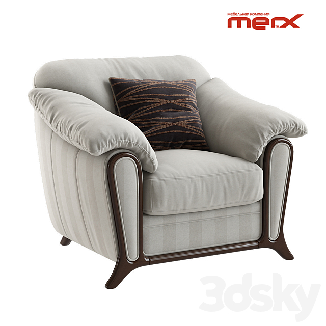 Merx _ Anastasia (Armchair) 3DSMax File - thumbnail 1