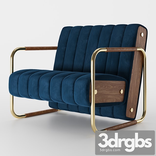 Minelli Essential Home Armchair 3dsmax Download - thumbnail 1