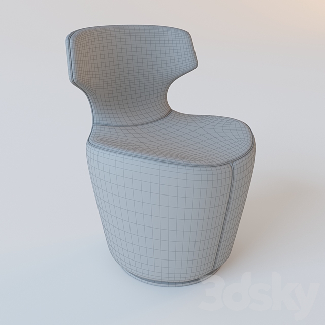 Mini Papilio Chair 3ds Max - thumbnail 3